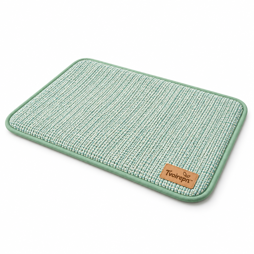 Tvoirepn™ MeadowChill Cat & Dog Cooling Mat — Reversible Breathable Summer Pet Mat