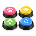 Tvoirepn™ SayPaw Recordable Dog & Cat Training Buttons — 4-Piece Custom Voice Pet Button Set